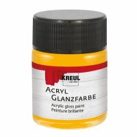 KREUL Acryl Glanzfarbe Dunkelgelb 50 ml