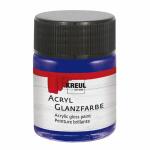 KREUL Acryl Glanzfarbe Dunkelblau 50 ml
