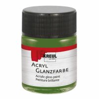 KREUL Acryl Glanzfarbe Olivgrün 50 ml