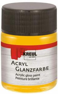 KREUL Acryl Glanzfarbe Sonnengelb 50 ml