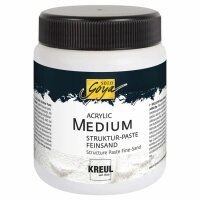SOLO GOYA Acrylic Medium Struktur-Paste Feinsand 250 ml