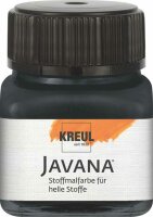 KREUL Javana Stoffmalfarbe für helle Stoffe Schwarz...