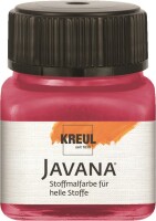 KREUL Javana Stoffmalfarbe für helle Stoffe Rubinrot 20 ml
