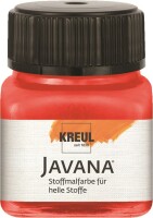KREUL Javana Stoffmalfarbe für helle Stoffe Rot 20 ml
