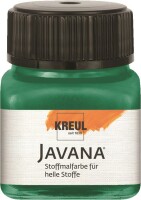 KREUL Javana Stoffmalfarbe für helle Stoffe Dunkelgrün 20 ml