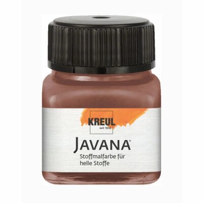KREUL Javana Stoffmalfarbe für helle Stoffe Rehbraun 20 ml