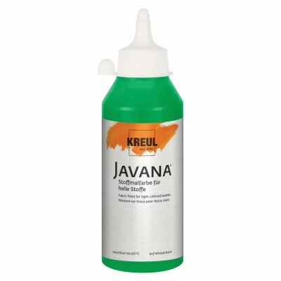 KREUL Javana Stoffmalfarbe für helle Stoffe Brillantgrün 250 ml