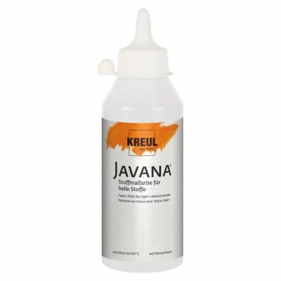 KREUL Javana Stoffmalfarbe für helle Stoffe Weiß 250 ml