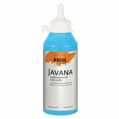 KREUL Javana Stoffmalfarbe für helle Stoffe Hellblau 250 ml