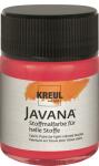 KREUL Javana Stoffmalfarbe für helle Stoffe Karminrot 50 ml