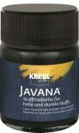 KREUL Javana Stoffmalfarbe für helle und dunkle Stoffe Schwarz 50 ml