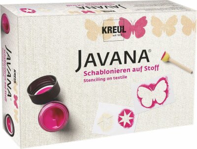 KREUL Javana Schablonieren auf Stoff Set