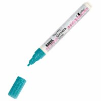 KREUL Textil Marker Glitter medium Türkis