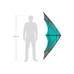 HQ Lenkdrachen Speed & Power Cruiser Aqua R2F
