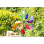 HQ Windspiel Design Line Windmill Rainbow Swirl