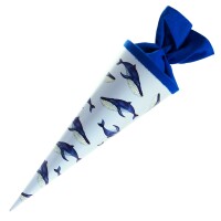 Goldbuch Geschwistertüte 35cm Blauwal