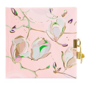 Goldbuch Tagebuch Magnolia rosé