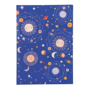 Goldbuch Notizbuch Celestial