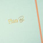 Goldbuch Notizbuch Wortreich Plan B