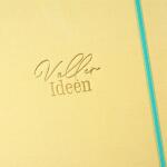 Goldbuch Notizbuch Wortreich Voller Ideen