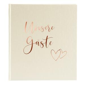 Goldbuch Gästebuch Herzklopfen