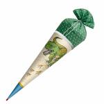 Motiv-Schultüte Lieblingsstück Räuber Reißzahn 70cm rund Rot(h)-Spitze