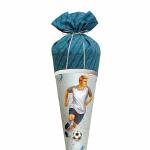 Motiv-Schultüte Lieblingsstück Traumtor 70cm rund Rot(h)-Spitze