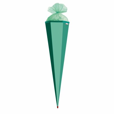 Roth Basteltüte, mint, 85 cm, eckig, Rot(h)-Spitze, Tüllverschluss
