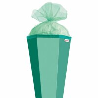 Roth Basteltüte, mint, 85 cm, eckig, Rot(h)-Spitze,...