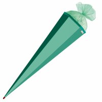 Roth Basteltüte, mint, 85 cm, eckig, Rot(h)-Spitze, Tüllverschluss