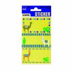 Roth  Buchetiketten Lama, ca. 7,5x4,5 cm, 3x3 Etiketten