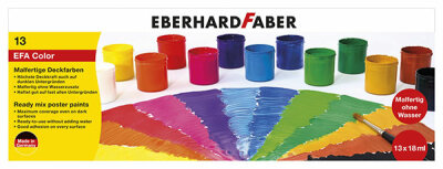 Malfertige Deckfarben 13ST/ 18ml sortier EBERHARD FABER 575613