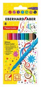 Faserschreiberetui 8ST Glitzer sortiert EBERHARD FABER 551008