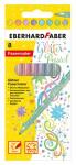 Fasermaler 8ST Glitter Pastell sortiert EBERHARD FABER...