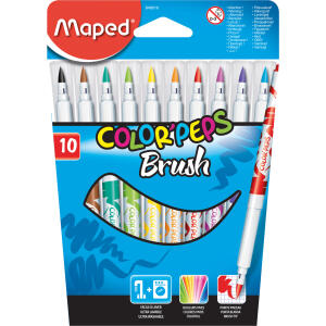Pinselfasermaleretui 10St sort MAPED M848010 ColorPepsBrush