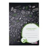 LANDRÉ  Schulheft A4, 16 Blatt, 80 g/m²,...