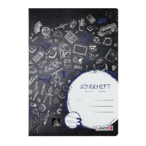 LANDRÉ  Schulheft A4, 16 Blatt, 80 g/m², Lineatur 3 (liniert)