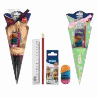 Schultüte 35cm mehrfarbig STYLEX 47158 4-teilig...