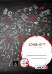 LANDRÉ Schulheft A5, 16 Blatt, 80 g/m²,...