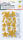 Moosgummi Glitter Sticker sort FOLIA 23792 Sterne 40ST go/sil