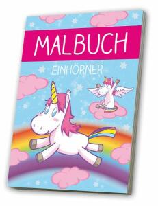 Malbuch Einhörner ab 3 Jahren