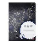 LANDRÉ Schulheft A4, 16 Blatt, 80 g/m², 4fach...