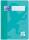 Oxford Touch Schulheft A4 16 Blatt L. 27, Aqua, 16 Blatt Optik Paper, abgerundete Ecken