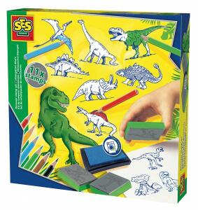 Stempelset Dinos