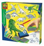 Stempelset Dinos