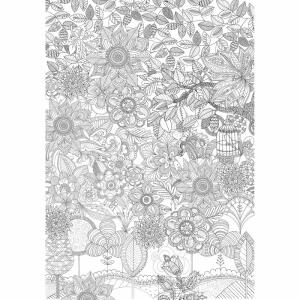 Idena Ausmalposter Blumen und Garten
