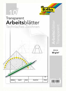 Arbeitsblätter A4 10Blatt f.technisches Zeichnen