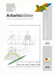 Zeichenpapier A3  120g FOLIA 8203/5  5Bg