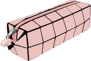 Faulenzer Geo Prisma 21 x 6,5 x 6,5cm 2 Farben sortiert schwarz u rosa