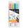 Doppelfasermaler 6er Set Dual Brush Candy Colours 0,8 u 3,3mm Spitzen